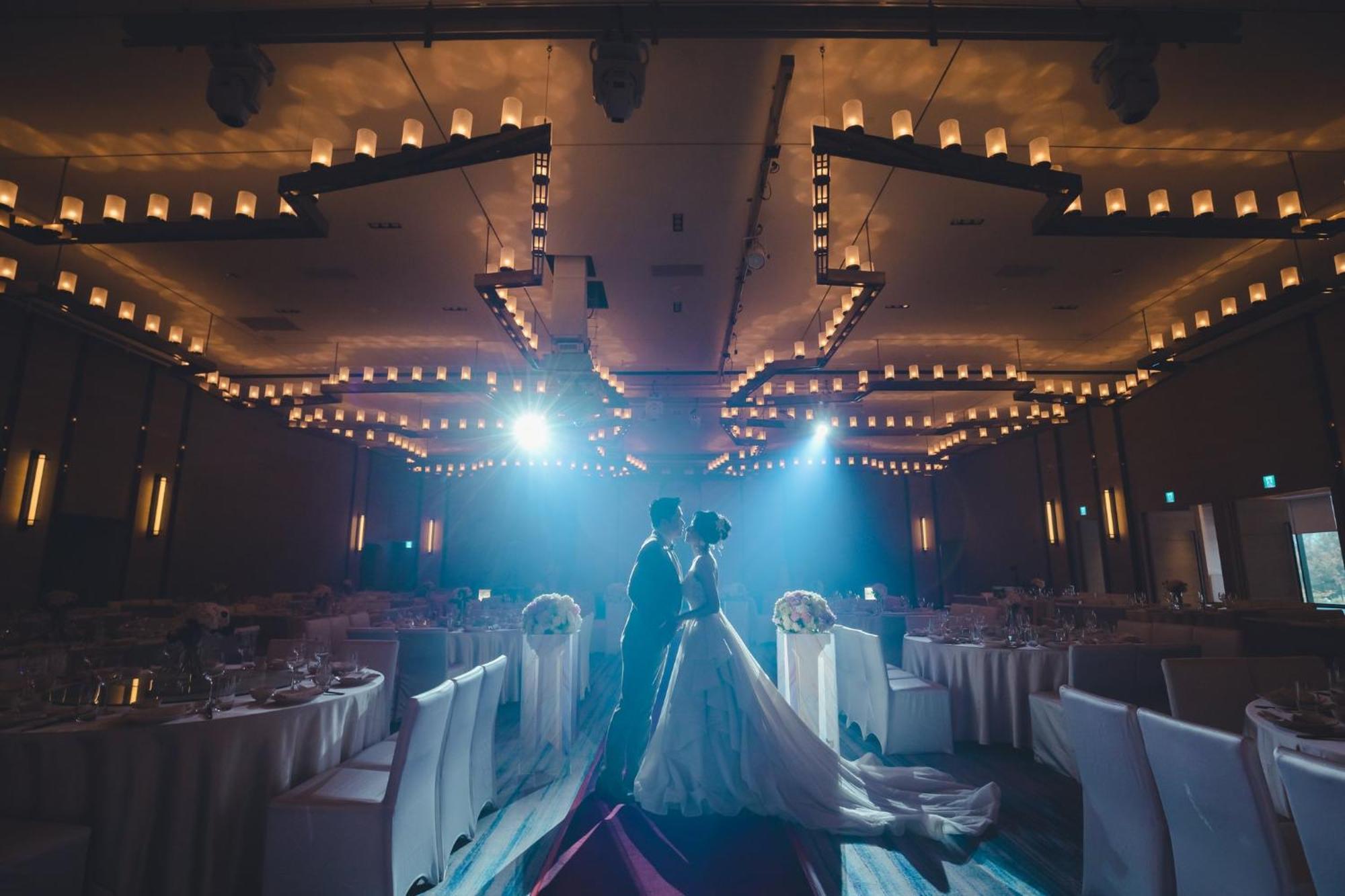 Crowne Plaza Tainan By Ihg Hotell Eksteriør bilde Wedding reception at the Grand Ballroom